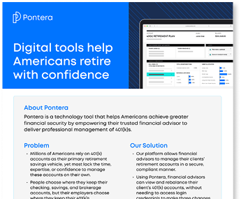 Pontera Digital Tools